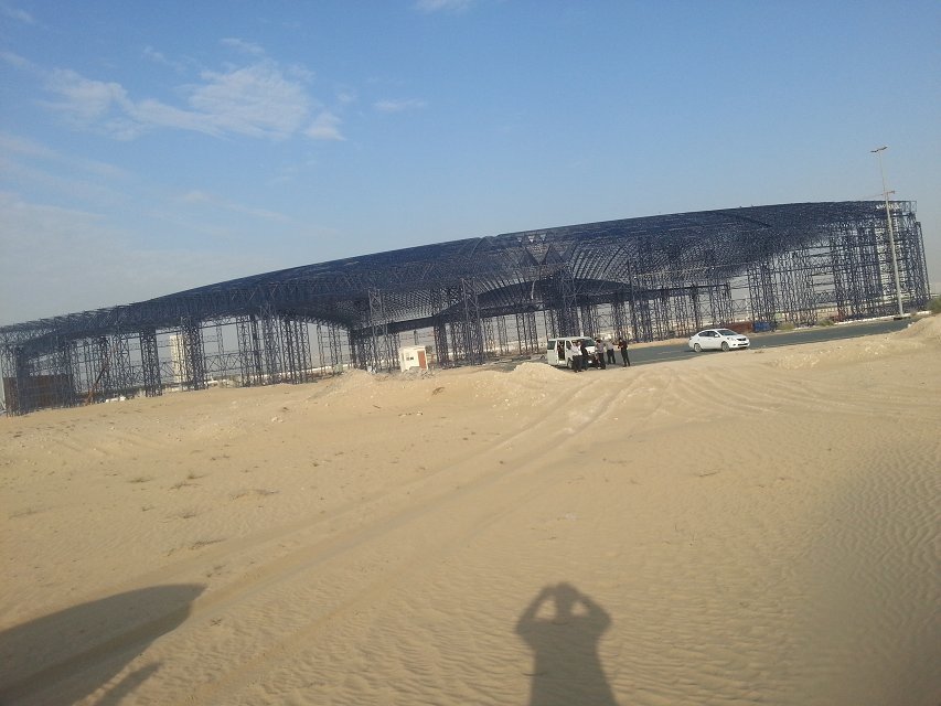 新民大型场馆网架工程